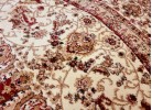 Тъкан персийски килим Blue stones 2538 cream кръг